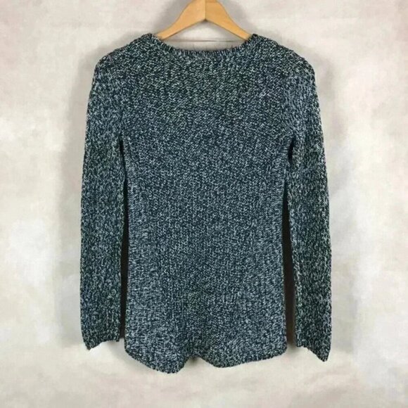 Women’s CALVIN KLEIN Black Melange Tunic Sweater Size Small - Picture 6 of 6